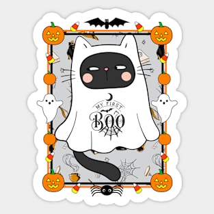 My First Boo #3 Sticker